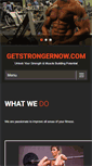 Mobile Screenshot of getstrongernow.com